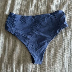 High waisted bikini bottoms